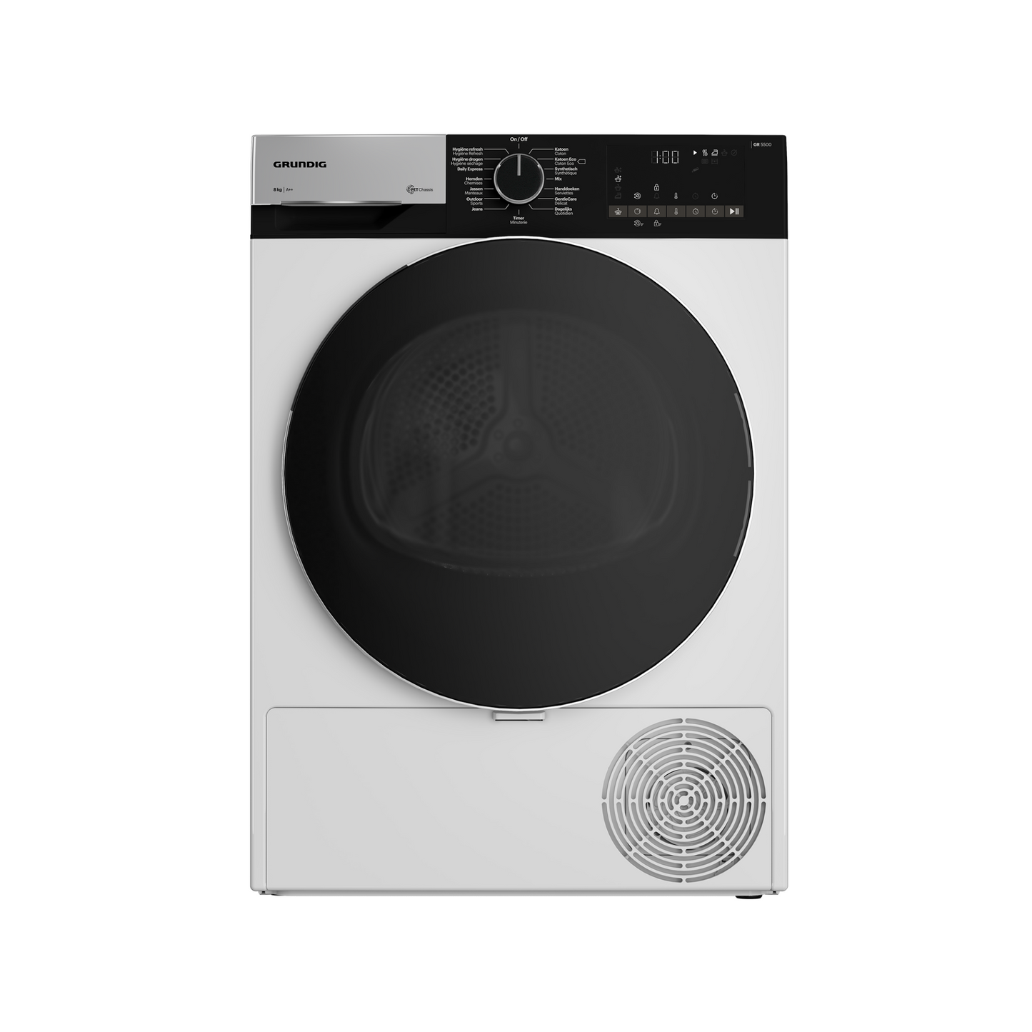 Grundig GT5P6823WO - 8 kg - warmtepomp