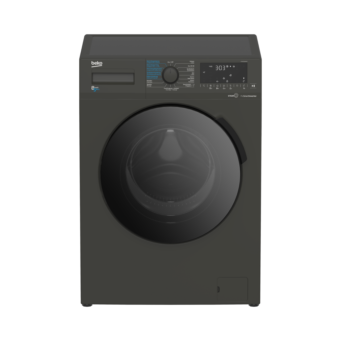 Beko HTV8716XMST - combi was & droog